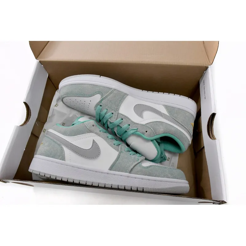 XH Air Jordan 1 Low New Emerald