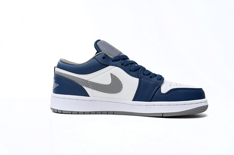 XH Air Jordan 1 Low White Blue