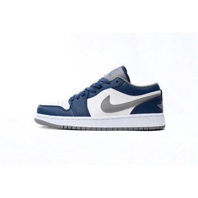 XH Air Jordan 1 Low White Blue 01