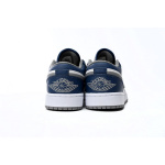 XH Air Jordan 1 Low White Blue