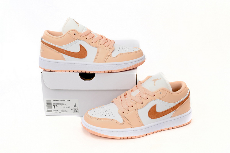 XH Travis Scott x Air Jordan 1 Low Pink Orange