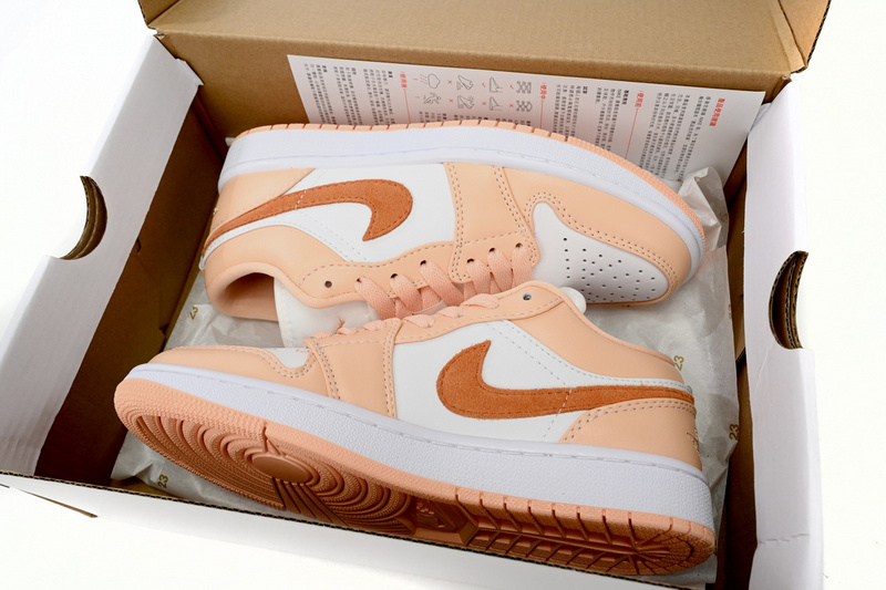 XH Travis Scott x Air Jordan 1 Low Pink Orange