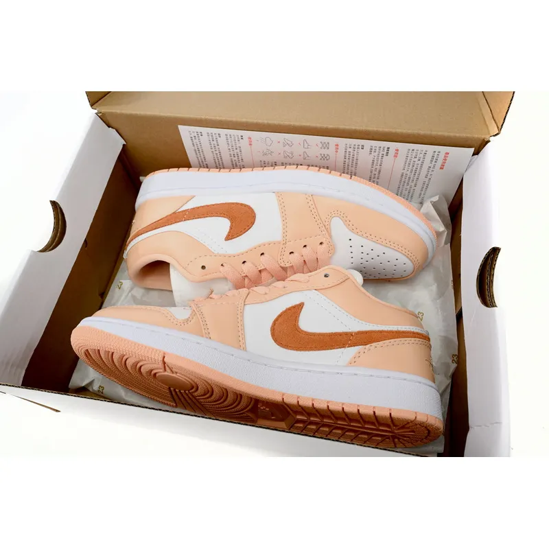 XH Travis Scott x Air Jordan 1 Low Pink Orange