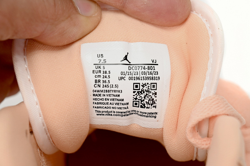 XH Travis Scott x Air Jordan 1 Low Pink Orange