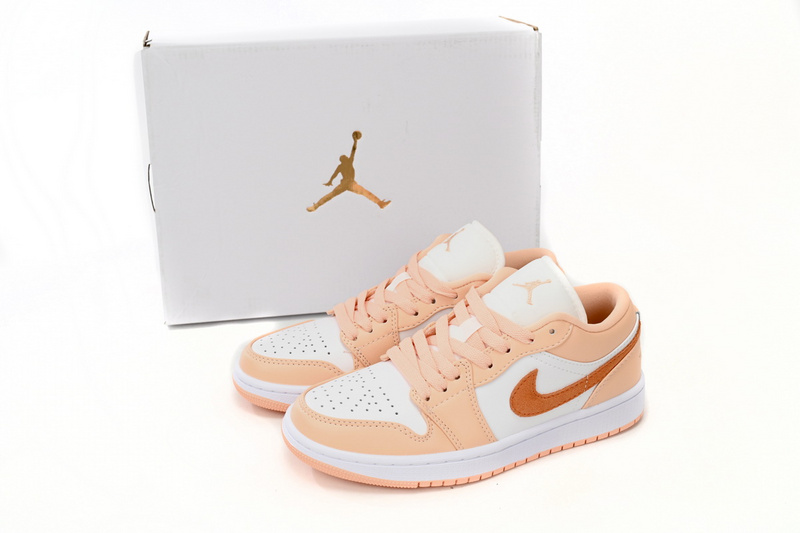 XH Travis Scott x Air Jordan 1 Low Pink Orange