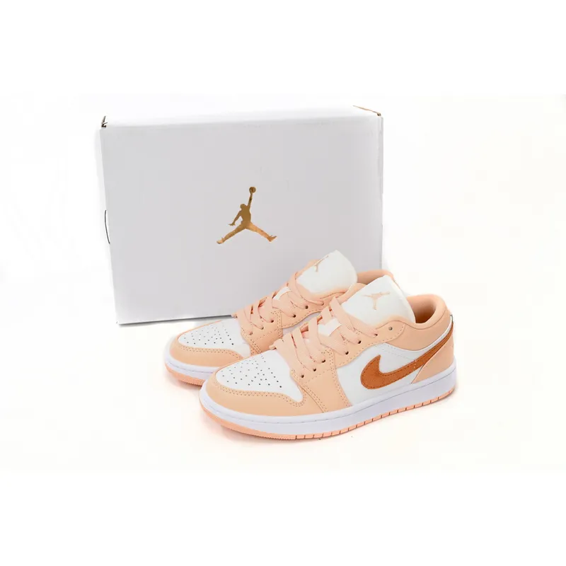 XH Travis Scott x Air Jordan 1 Low Pink Orange