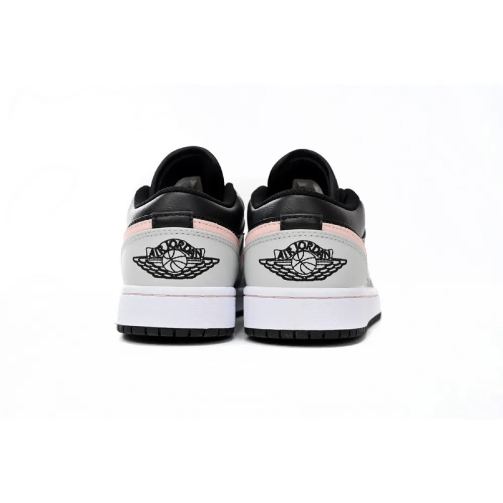 XH Air Jordan 1 Low White And Black Powder