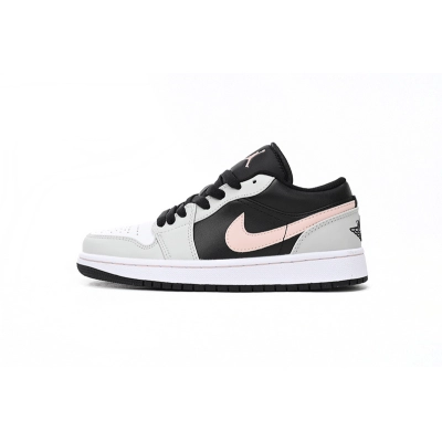 XH Air Jordan 1 Low White And Black Powder 01