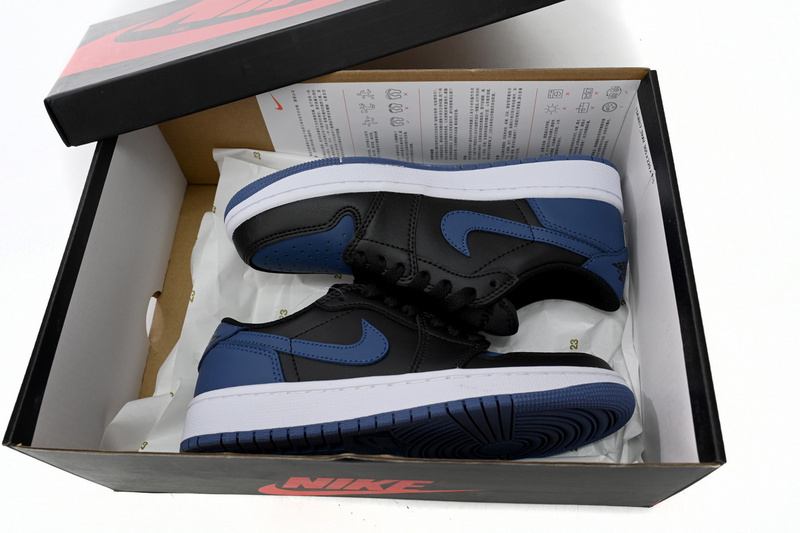 XH Air Jordan 1 Low Black Blue