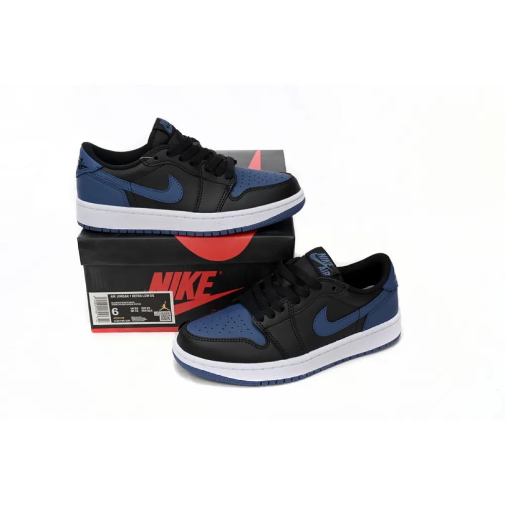 XH Air Jordan 1 Low Black Blue