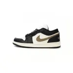 XH Air Jordan 1 Low Black And White Brown
