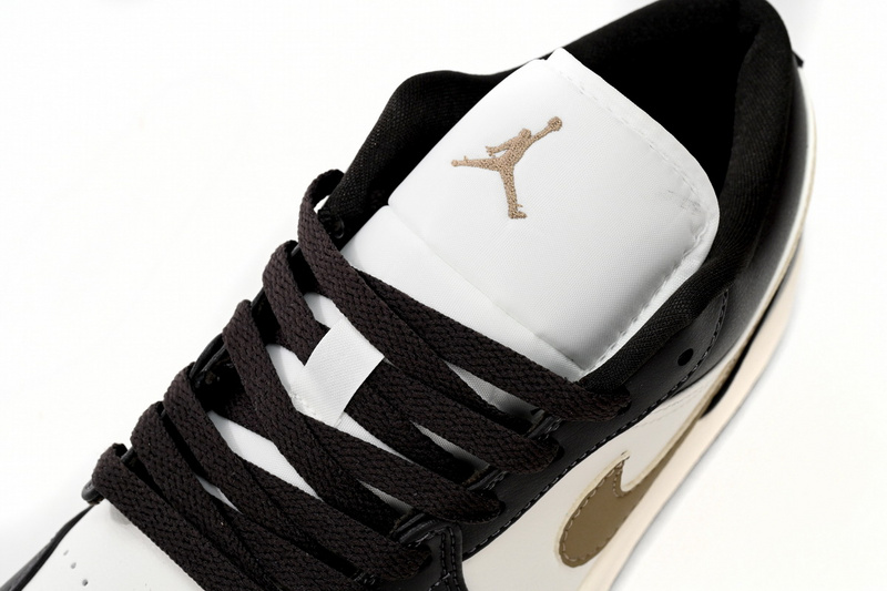 XH Air Jordan 1 Low Black And White Brown