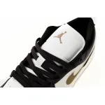 XH Air Jordan 1 Low Black And White Brown