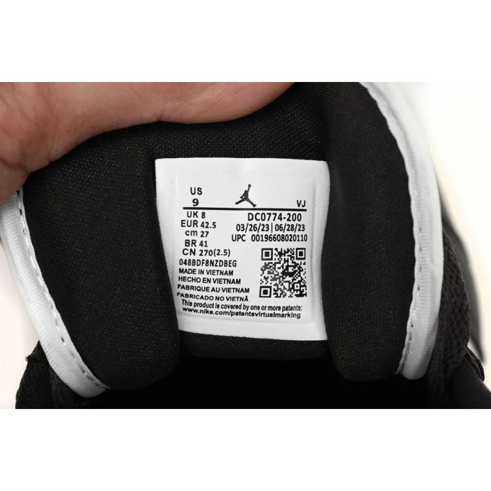 XH Air Jordan 1 Low Black And White Brown