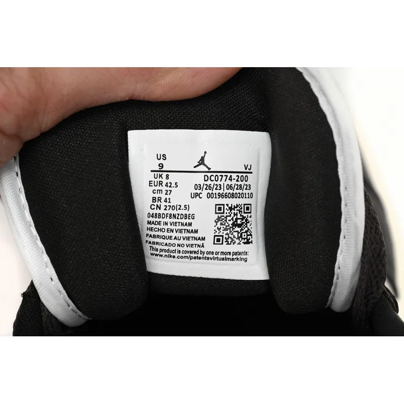 XH Air Jordan 1 Low Black And White Brown