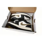 XH Air Jordan 1 Low Black And White Brown
