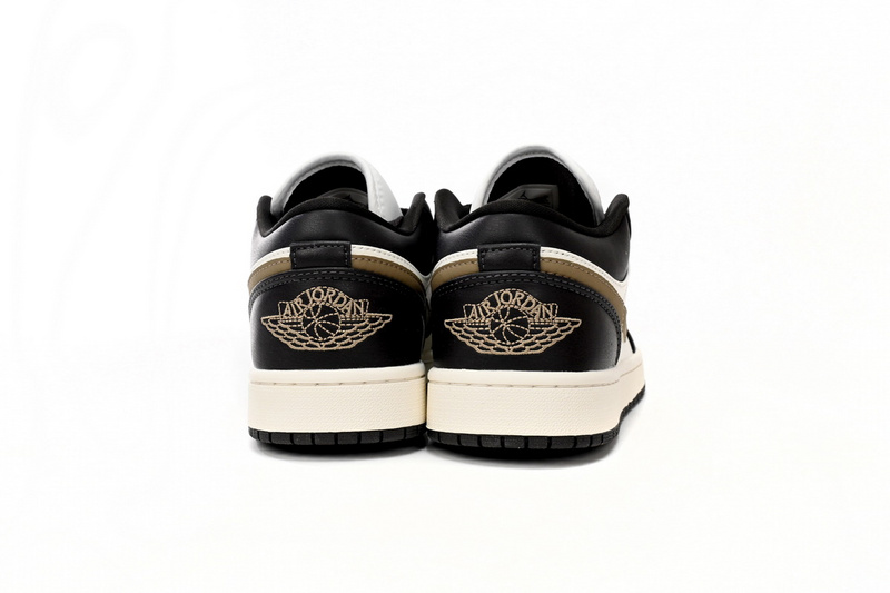 XH Air Jordan 1 Low Black And White Brown