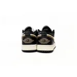 XH Air Jordan 1 Low Black And White Brown
