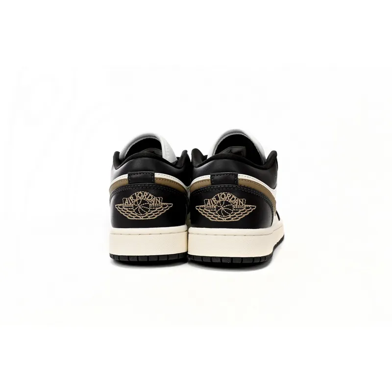 XH Air Jordan 1 Low Black And White Brown