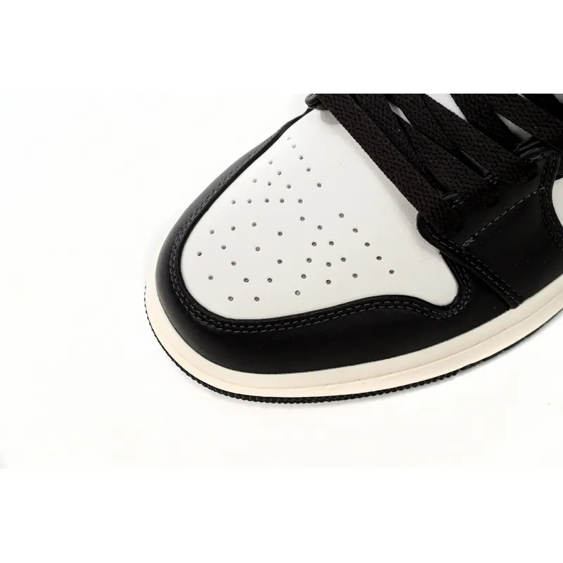 XH Air Jordan 1 Low Black And White Brown