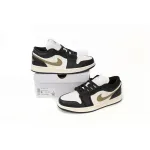 XH Air Jordan 1 Low Black And White Brown