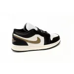 XH Air Jordan 1 Low Black And White Brown