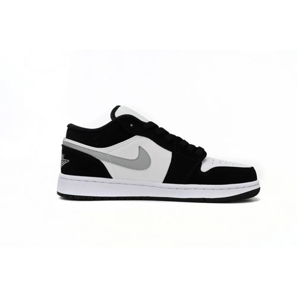 XH Air Jordan 1 Low Black and White Gray