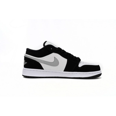 XH Air Jordan 1 Low Black and White Gray 02