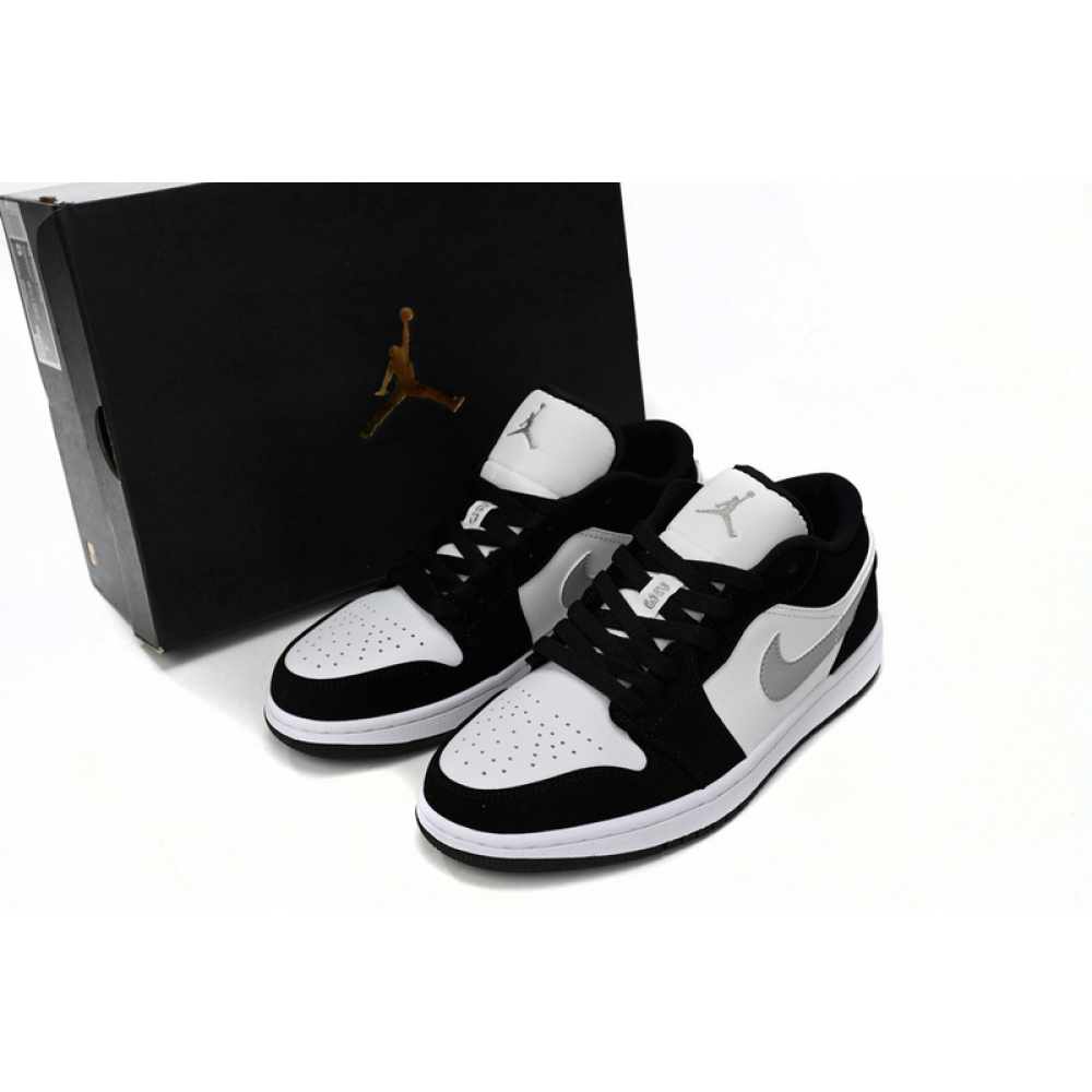 XH Air Jordan 1 Low Black and White Gray