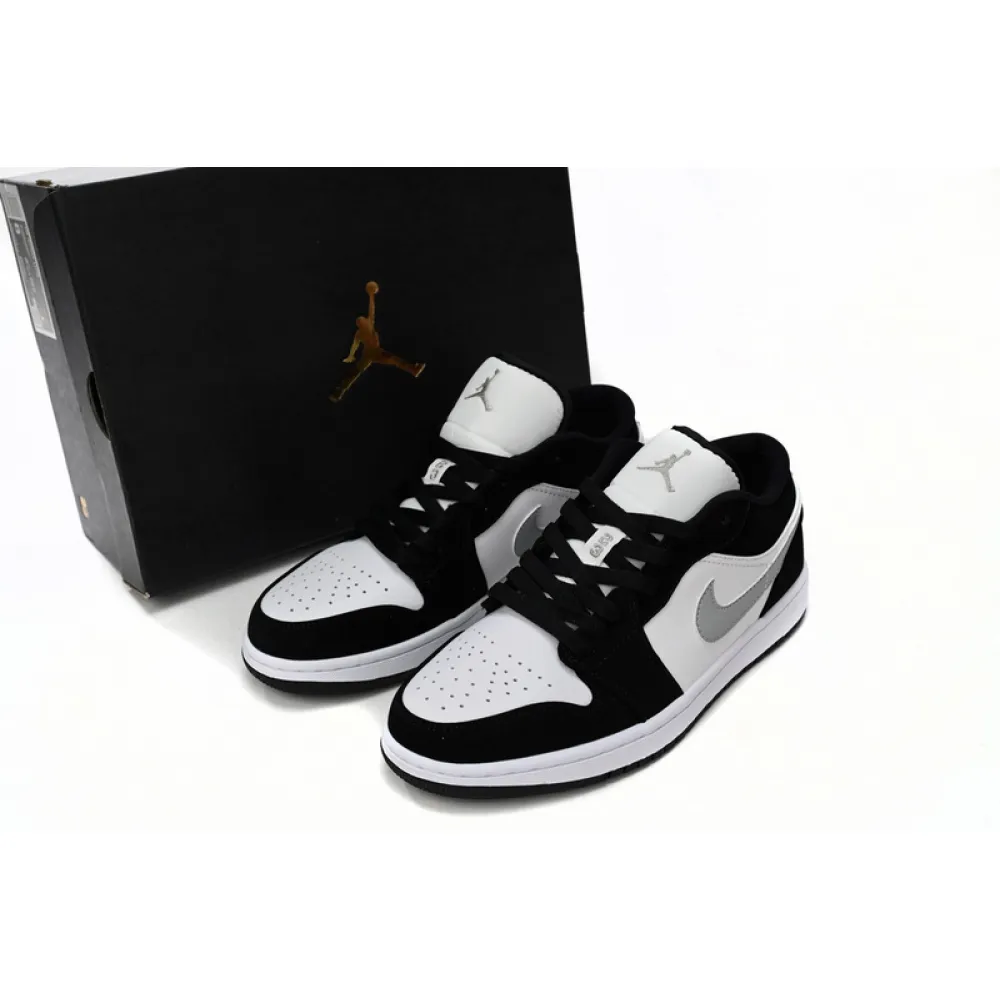 XH Air Jordan 1 Low Black and White Gray