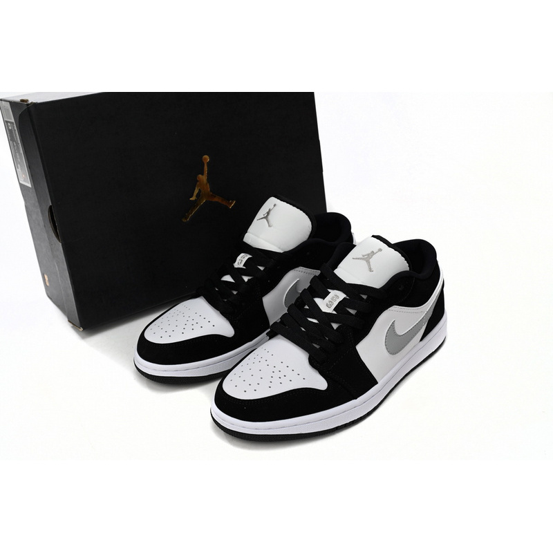 XH Air Jordan 1 Low Black and White Gray