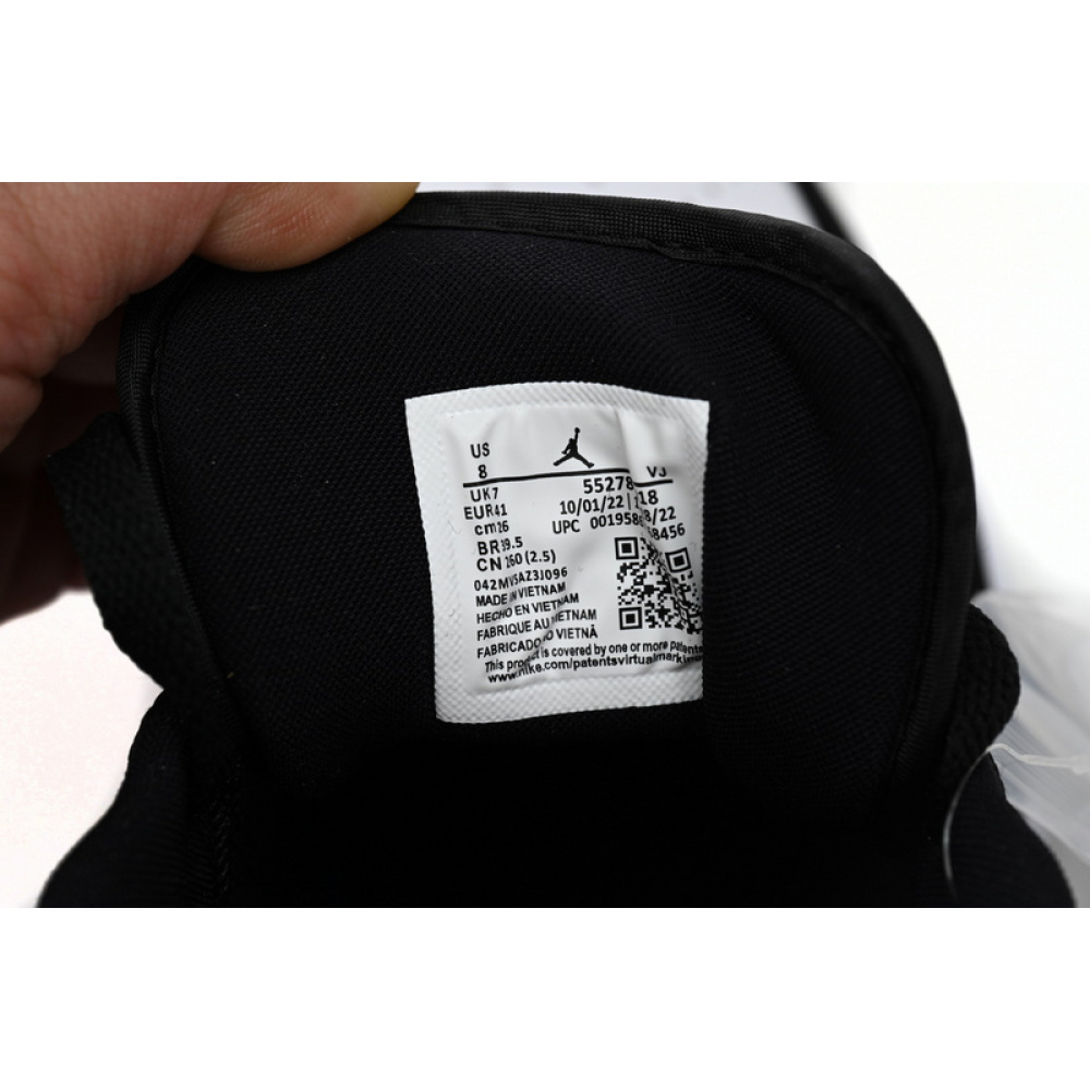 XH Air Jordan 1 Low Black and White Gray