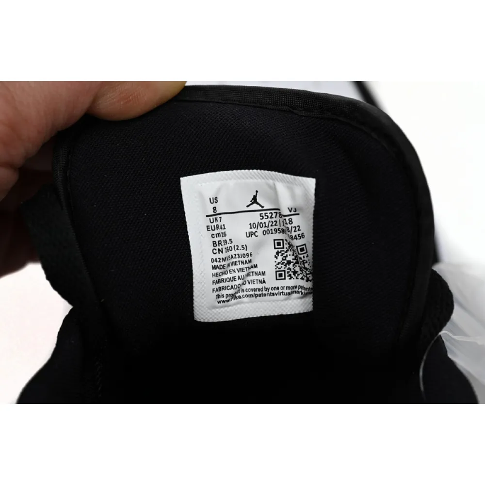 XH Air Jordan 1 Low Black and White Gray