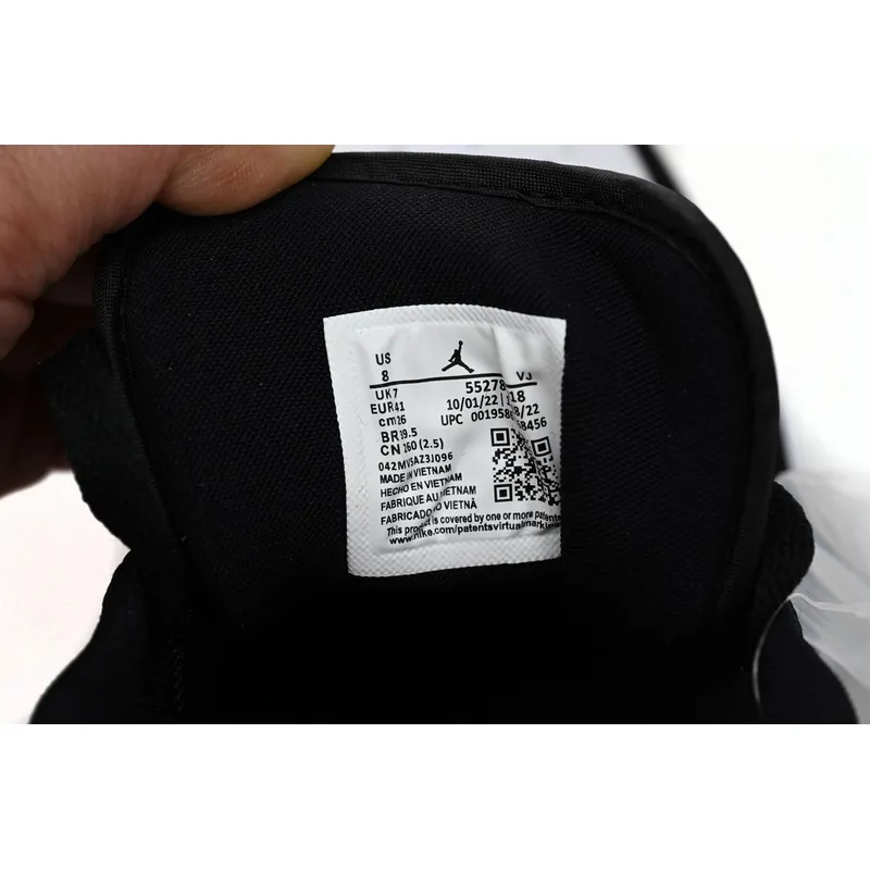 XH Air Jordan 1 Low Black and White Gray