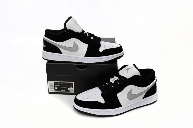 XH Air Jordan 1 Low Black and White Gray