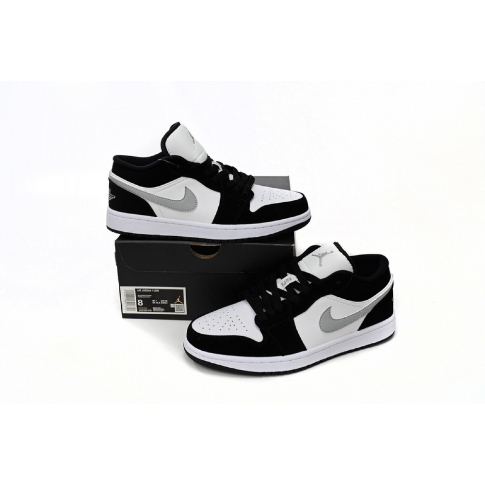 XH Air Jordan 1 Low Black and White Gray