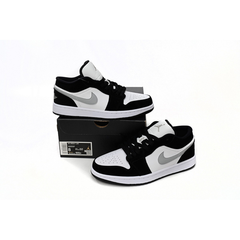 XH Air Jordan 1 Low Black and White Gray