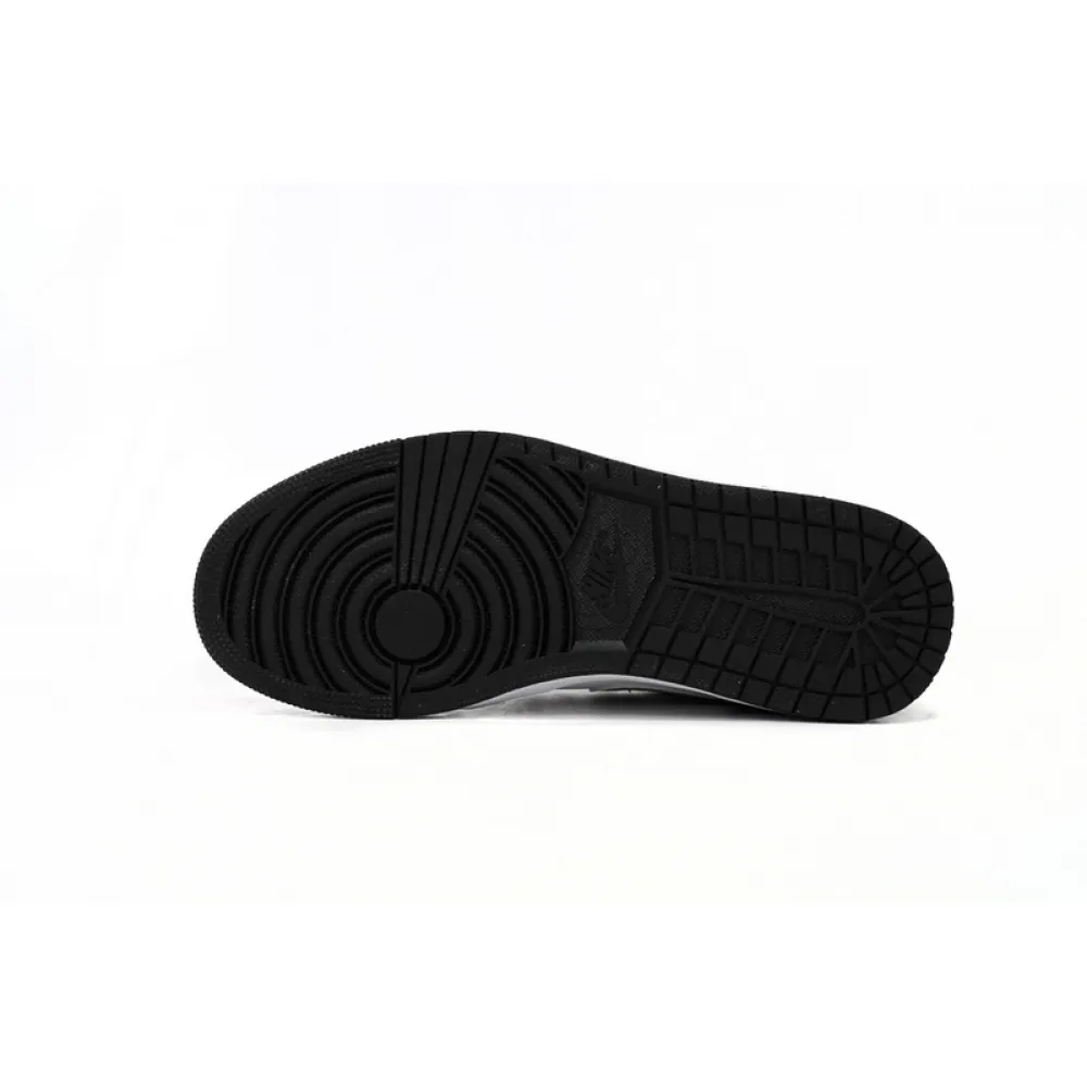 XH Air Jordan 1 Low Black and White Gray