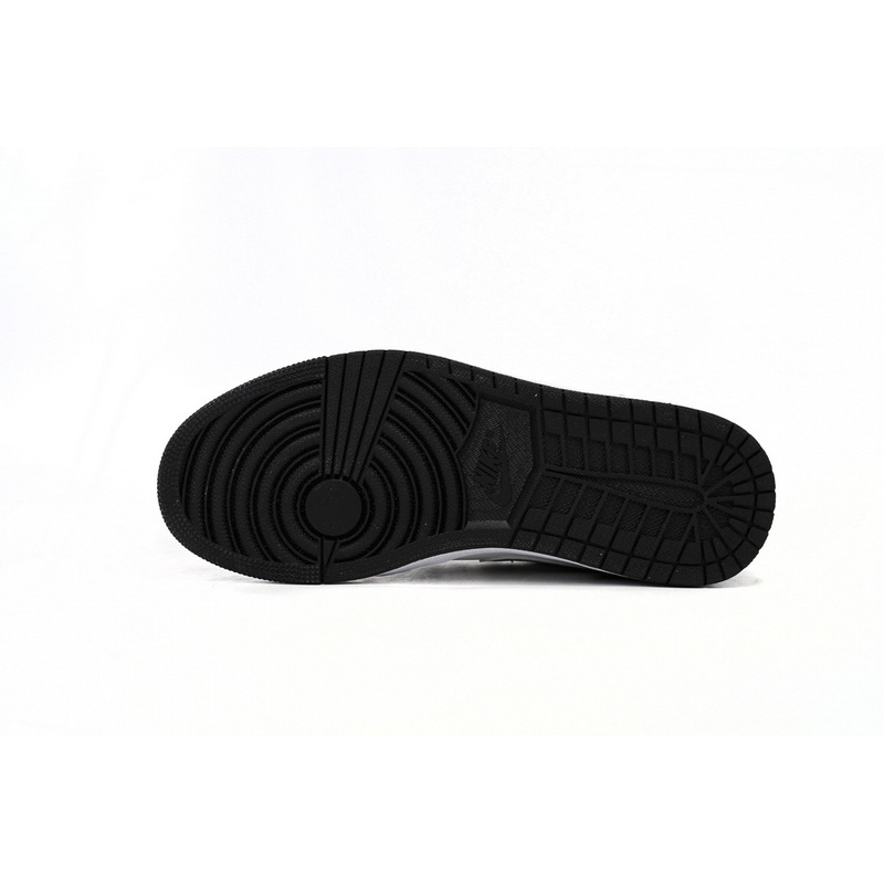 XH Air Jordan 1 Low Black and White Gray