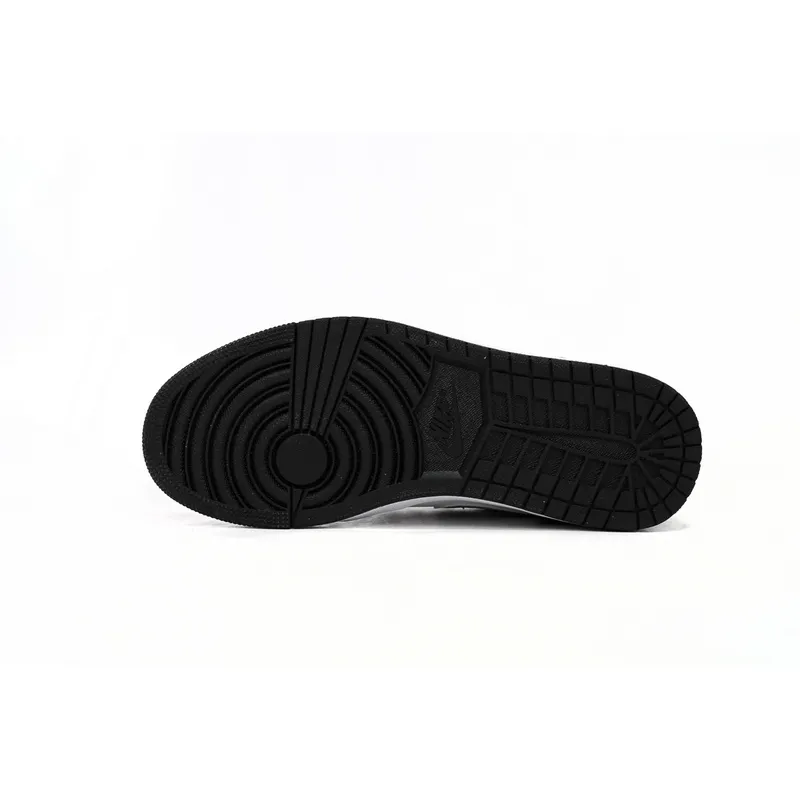 XH Air Jordan 1 Low Black and White Gray