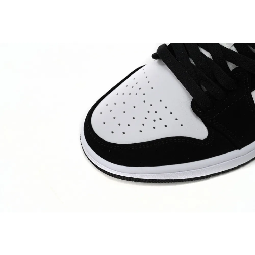 XH Air Jordan 1 Low Black and White Gray