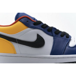 XH Air Jordan 1 Low Blue Yellow Orange