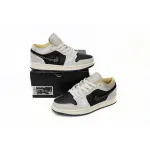 XH Air Jordan 1 Low Black Grey Silk