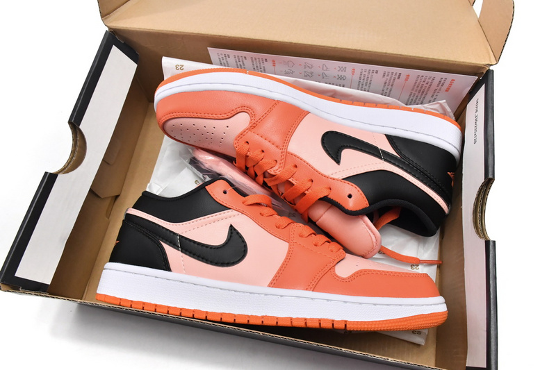 XH Air Jordan 1 Low Orange Black