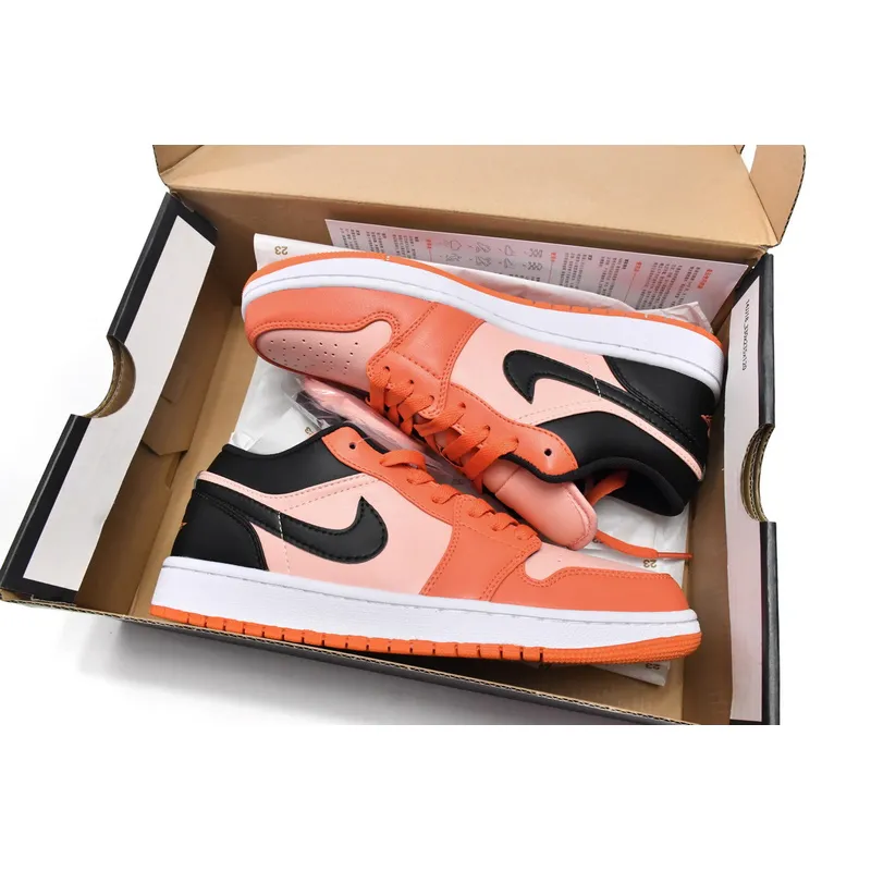 XH Air Jordan 1 Low Orange Black