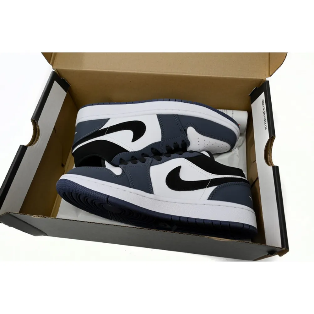 XH Air Jordan 1 Low White Blue