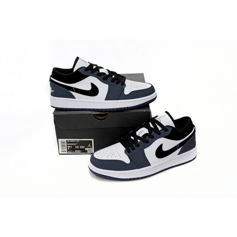 XH Air Jordan 1 Low White Blue