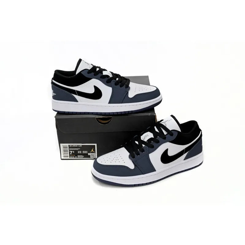 XH Air Jordan 1 Low White Blue