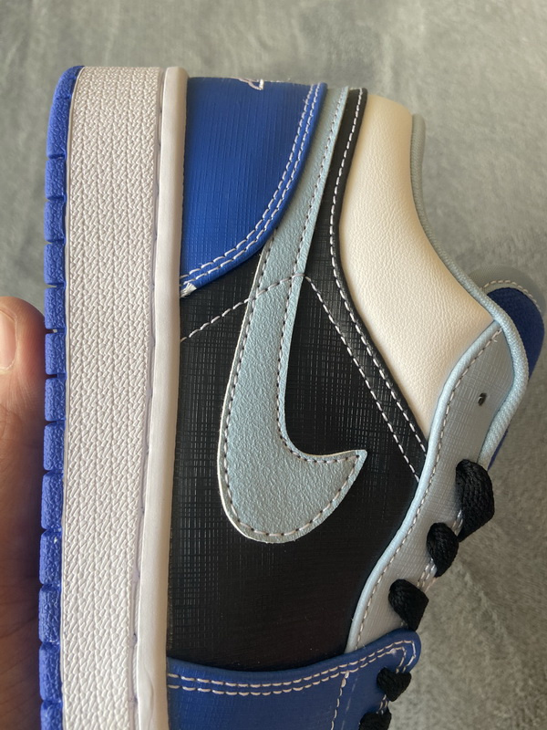 XH Air Jordan 1 Low White Blue Black