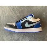 XH Air Jordan 1 Low White Blue Black